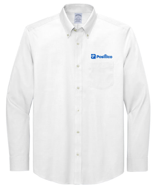 Brooks Brothers® Wrinkle-Free Stretch Pinpoint Shirt - BB18000