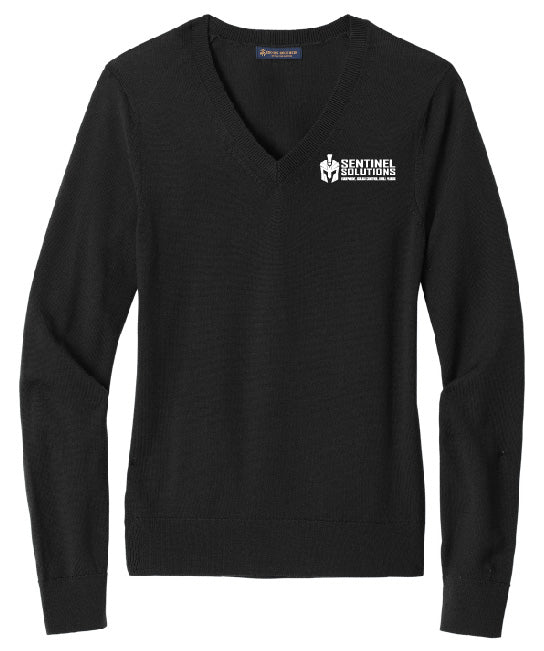 Brooks Brothers Women’s Cotton Stretch V-Neck Sweater - BB18401