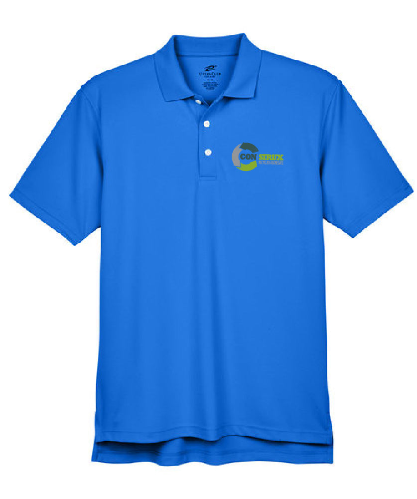 UltraClub Men's Cool & Dry Stain-Release Performance Polo - 8445