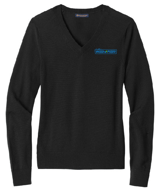 Brooks Brothers Women’s Cotton Stretch V-Neck Sweater - BB18401