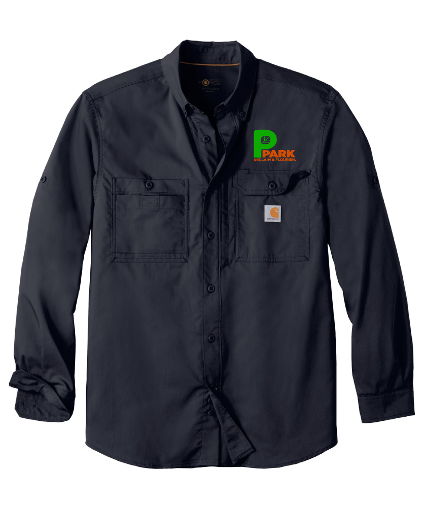 Carhartt Force Ridgefield Solid Long Sleeve Shirt - CT105291