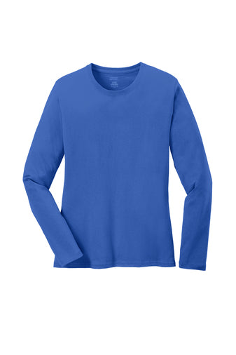 Port & Company Ladies Long Sleeve Core Cotton Tee - LPC54LS