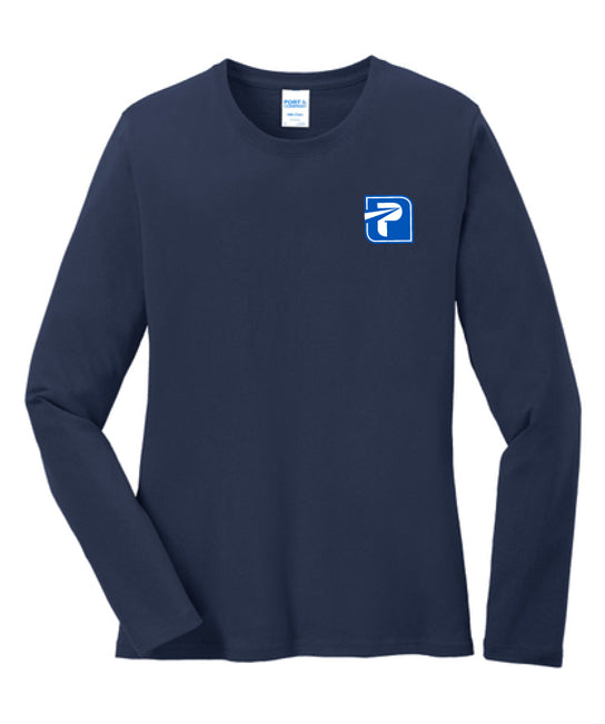 Port & Company Ladies Long Sleeve Core Cotton Tee - LPC54LS