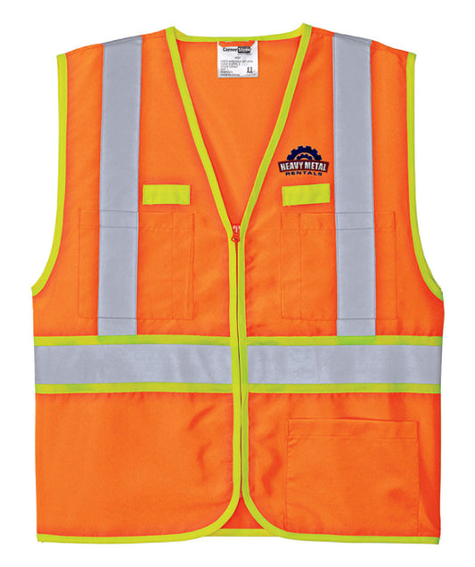 CornerStone Men's 107 Class 2 DualColor Safety Vest - CSV407