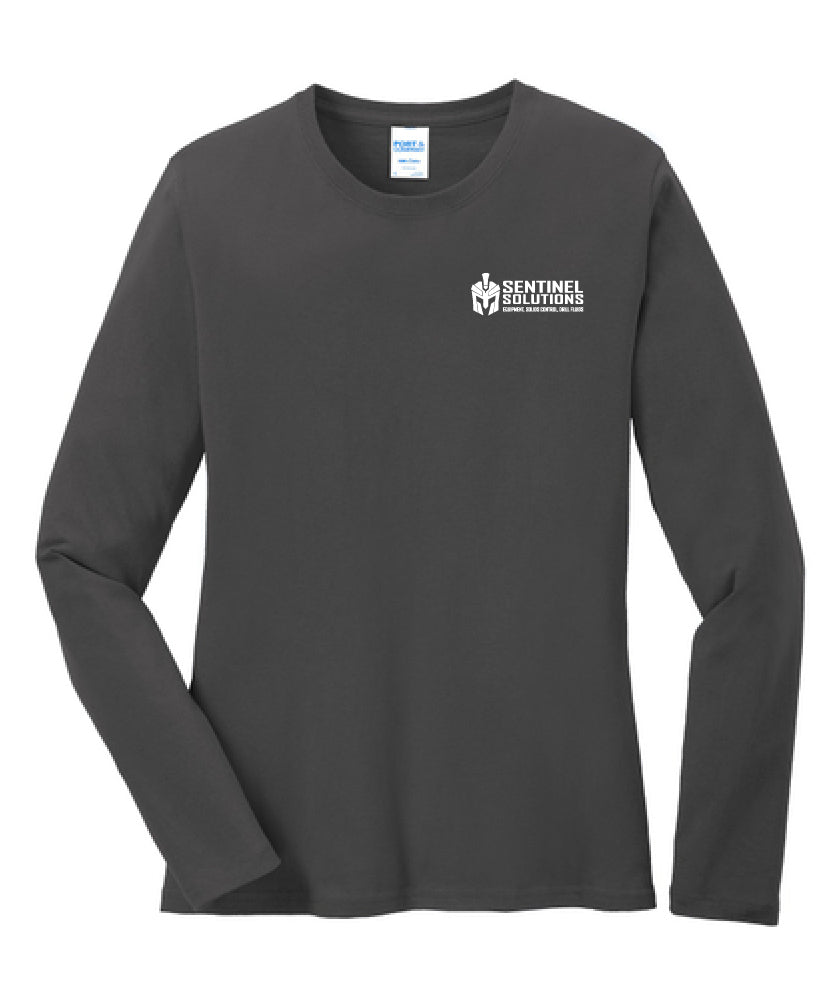 Port & Company Ladies Long Sleeve Core Cotton Tee - LPC54LS