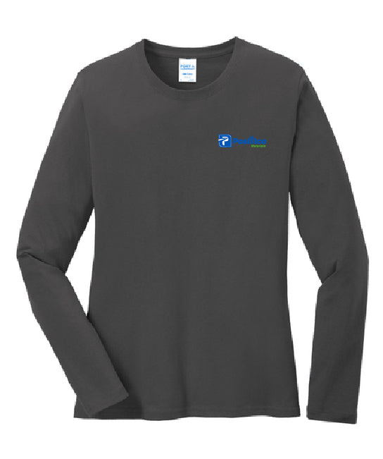 Port & Company Ladies Long Sleeve Core Cotton Tee - LPC54LS