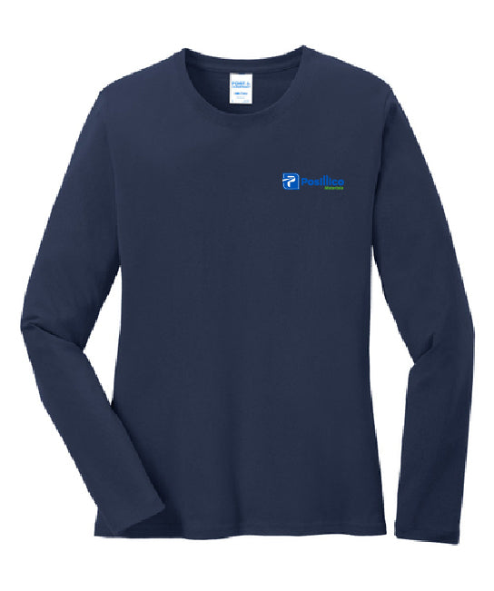 Port & Company Ladies Long Sleeve Core Cotton Tee - LPC54LS