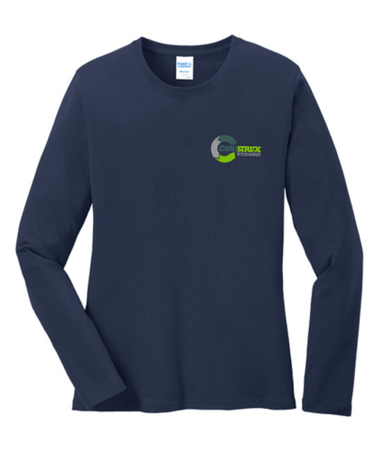 Port & Company Ladies Long Sleeve Core Cotton Tee - LPC54LS