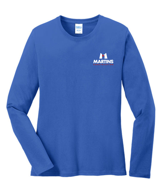 Port & Company Ladies Long Sleeve Core Cotton Tee - LPC54LS