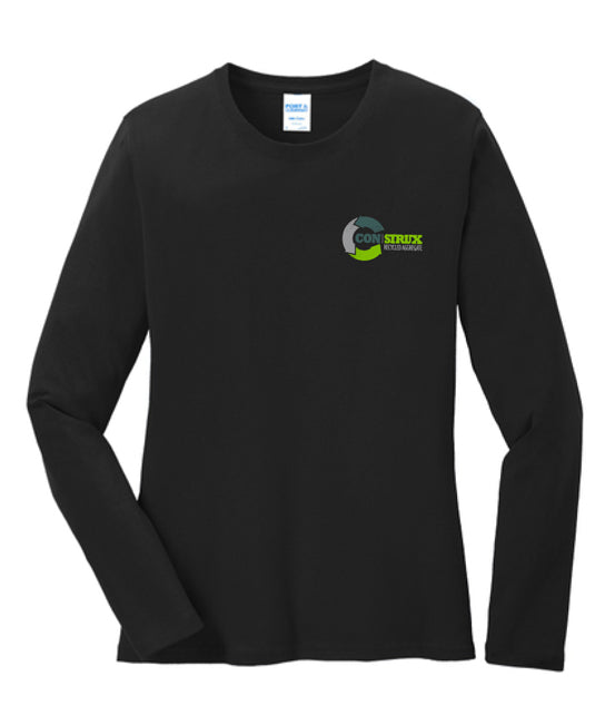 Port & Company Ladies Long Sleeve Core Cotton Tee - LPC54LS