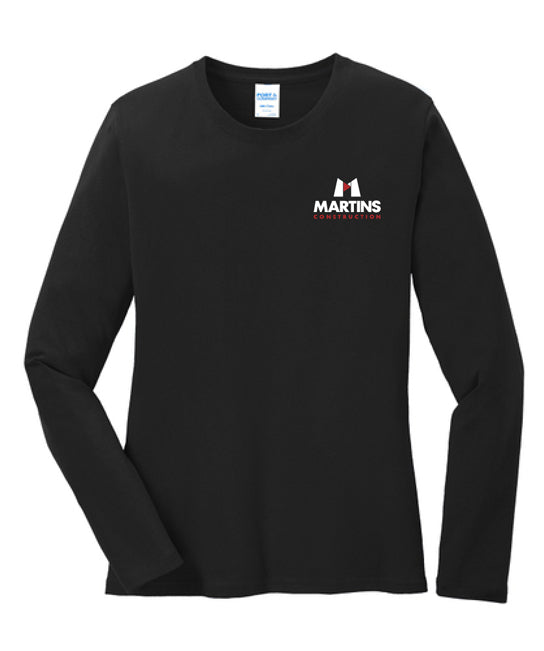 Port & Company Ladies Long Sleeve Core Cotton Tee - LPC54LS