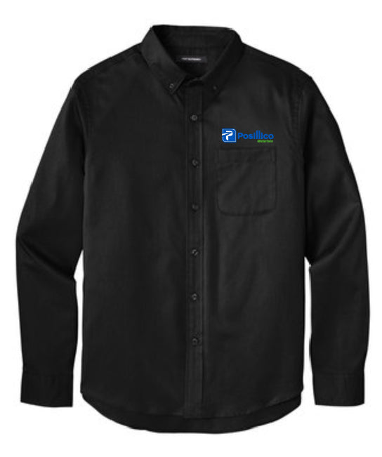 Port Authority® Long Sleeve SuperPro ™ React™ Twill Shirt - W808