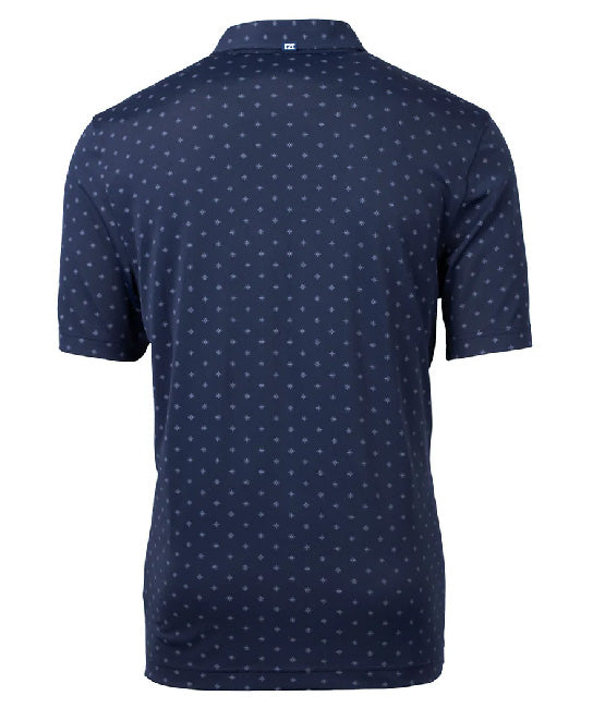 Cutter & Buck Virtue Eco Pique Tile Print Recycled Mens Polo - MCK01170