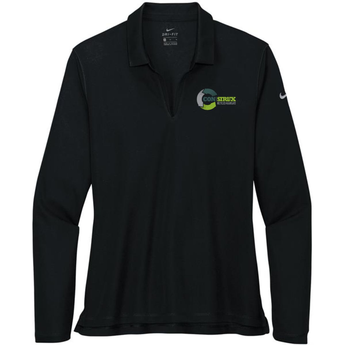 Nike Ladies Dri-FIT Micro Pique 2.0 Long Sleeve Polo - NKDC2105