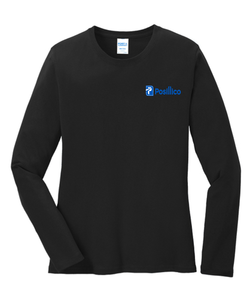Port & Company Ladies Long Sleeve Core Cotton Tee - LPC54LS